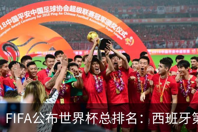 FIFA公布世界杯总排名：西班牙第1，巴西第11，荷兰、德国第17、18